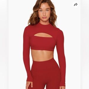 Set Active Red Sculpt Flex Set (top and bottom)